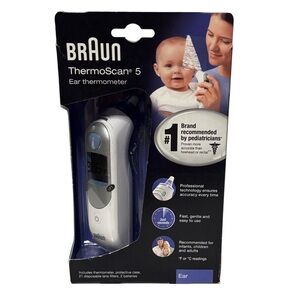 Braun ThermoScan 5 Digital Ear Thermometer - Gray